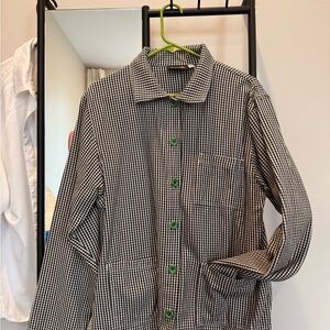 Black and White Checkered Jacket